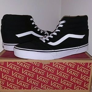 Black/White hightop Vans